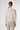 Back view of Amato Cashmere Pullover in Haiku, soft beige pure cashmere knit with relaxed silhouette.