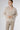 Front view of Erro Cashmere Cardigan Sphinx in warm beige Italian cashmere with relaxed fit and V-neckline.