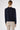 Luxury Italian cashmere cardigan for women – Ginan Cashmere Cardigan Beluga back view showing clean silhouette and premium knit finish.