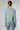 Luxury Italian cashmere cardigan for women – back view of Ginan Cashmere Cardigan Dew in soft blue showing clean silhouette and premium knit finish.