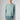 Buy Ginan Cashmere Cardigan Dew online – front view of luxury Italian cashmere women’s cardigan in soft dew blue with round neckline and tonal buttons.