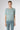 Buy Ginan Cashmere Pullover Dew online – front view of luxury Italian cashmere short sleeve sweater in soft pastel blue for women.