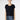 Front view of the Hamlet Cashmere Pullover Beluga in deep navy, highlighting its relaxed silhouette and elegant round neckline.