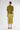 Midi heavy silk satin skirt Citrine – back view showing elegant drape