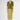 Midi heavy silk satin skirt in Citrine – front view with fluid satin finish