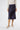 Midi heavy silk satin skirt in Purple – front view with smooth satin finish