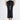 Sophia black suede trousers – front view highlighting clean lines and elegant straight-leg silhouette